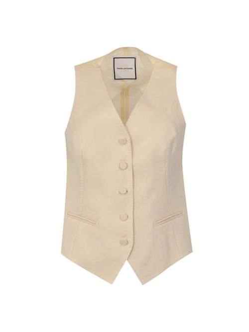 Gilet Gail in lino Tagliatore | GAIL 340021 EA959299